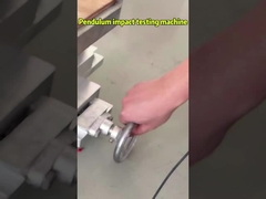 柔軟な試験のための高度と衝撃速度を調整できる振り子衝突試験機械