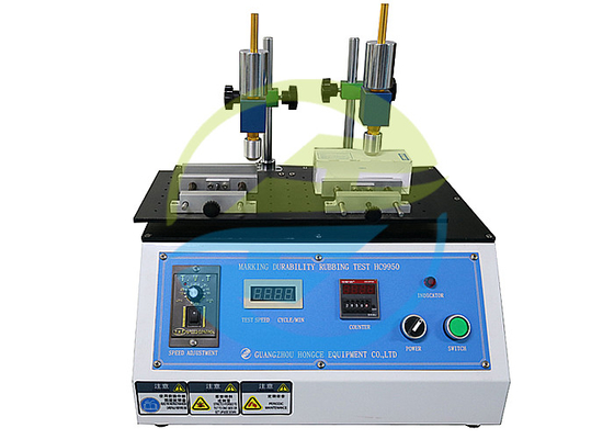 よい価格 IEC 60884 耐久性試験の標識のための試験装置 試験速度5〜60倍/分 オンライン