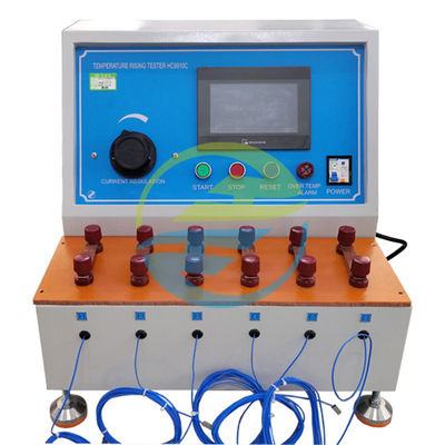6 ステーション温度上昇試験器 IEC 60898-1 標準試験電圧 < 12V に準拠する