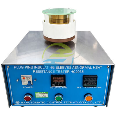 よい価格 IEC 60884 プラグソケット適合性試験用プラグピン絶縁スリーブ異常耐熱試験装置 オンライン